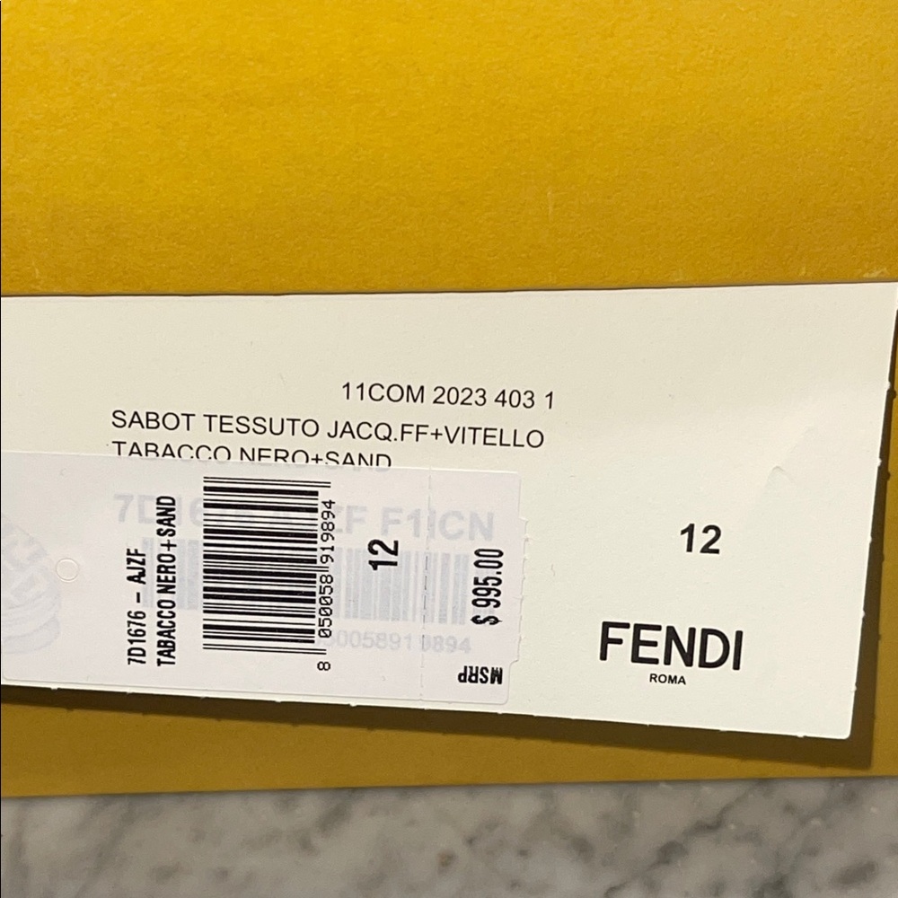 Fendi Men's Black and Brown Monogram Loafers - Picture 2 of 10